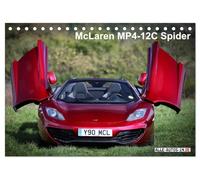 McLaren MP4-12C Spider (Tischkalender 2026 DIN A5 quer), CALVENDO Monatskalender: 625 PS stark, knapp 330 km/h schnell und rund 270.000 Euro teuer - der McLaren MP4-12C in der offenen Spider-Version