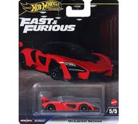 Hot Wheels FAST AND FURIOUS Auto McLAREN SENNA Modèle Die Cast Échelle 1:64 - longueur 7cm - JBL92
