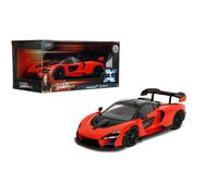 Jada Toys - Véhicule moulé sous pression 1:24 McLaren Senna Fast & Furious - Orange/Noir