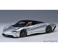 Mclaren Speedtail 2020 Supernova Argent Maquette de Voiture 1:18 Autoart