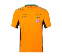 McLaren T-shirt pour homme Réplique de l'équipe Lando Norris 2023 de F1, papaye, Taille M