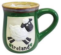 McLaughlin's Irish Shop Tasse en céramique verte avec mouton irlandais amusant et inscription irlandaise