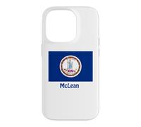 McLean Virginia Drapeau USA Souvenir Coque pour iPhone 14 Pro