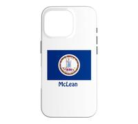 McLean Virginia Drapeau USA Souvenir Coque pour iPhone 16 Pro
