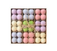 MCLIUJIA Boules De Noel Pou Fête 30mm / 1.18 "Petit Ornements de Ballon Noël, Fragments décorations d'arbres for la décoration fête Mariage, 36pcs Décoration Noël(B)