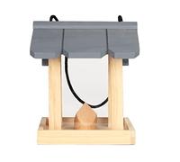 MCLIUJIA Exterieur Mangeoires pour Oiseaux Maison D'oiseau À Accrocher en Bois Mangeoire À Oiseaux Décorative D'été pour Jardin