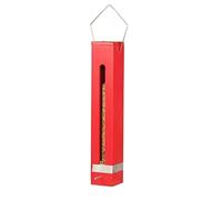 MCLIUJIA Exterieur Mangeoires pour Oiseaux Mangeoire À Oiseaux en Bois Extérieure Cour De Jardin Ornements Décoratifs Station d'alimentation pour Oiseaux(Rot)
