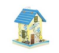 MCLIUJIA Exterieur Mangeoires pour Oiseaux Mangeoire À Oiseaux en Bois Extérieure Cour Décoration De Jardin Station d'alimentation pour Oiseaux(B)