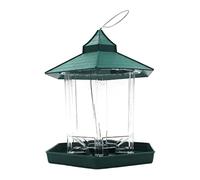 MCLIUJIA Exterieur Mangeoires pour Oiseaux Mangeoire À Oiseaux Sauvages Suspendue Durable avec Toit Et Plateau pour L'alimentation De Jardin en Plein Air