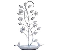 MCLIUJIA Exterieur Mangeoires pour Oiseaux Mangeoire À Oiseaux Suspendue Art Rétro en Fer Affligé pour Le Décor Extérieur D'arrière-Cour De Jardin