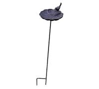 MCLIUJIA Exterieur Mangeoires pour Oiseaux Mangeoires À Oiseaux Sauvages pour L'alimentation des Oiseaux Ou Le Jardin en Fonte d'eau Décoratif(14 * 14 * 79CM)