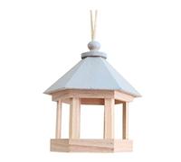 MCLIUJIA Exterieur Mangeoires pour Oiseaux Nichoir en Bois Suspendu Mangeoire pour Oiseaux Sauvages pour Jardin d'oiseaux Sauvages À L'extérieur À L'intérieur