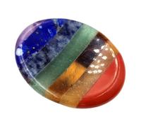 MCLIUJIA Fengshui Décor Pierre D'inquiétude for Le Pouce, Guérison des 7 Chakras, Méditation Bureau De Table