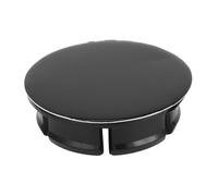 MCLLDAO 4 Pièces Cache Moyeu Plastique ABS Cache-Moyeu OD 50mm ID 42mm Couverture Universelle de Jante de Pneu de Véhicule Noir
