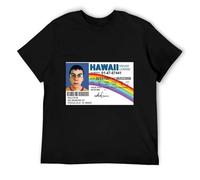 McLovin ID Driver License Rainbow Shirt from Superbad Movie Graphic Tshirt Funny S