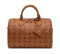 Mcm - Ella Vi Boston Medium - Femme - Sacs - Brun - Taille: ONE Size