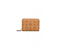 Mcm - Mini Portefeuille Zippé - Femme - Accessoires - Brun - Taille: ONE Size