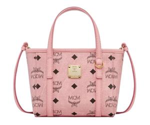 MCM - Toni Top-Zip Shopper - Femme - Sacs - Rose - Taille: ONE Size
