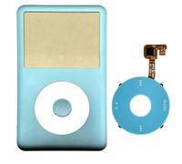 MCMConcepts Plaque frontale en métal pour iPod Classic 6e 7e avec molette | Modèles 80 Go, 120 Go et 160 Go • Plusieurs options de couleur • Boîtier fin ou épais