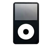 MCMConcepts Plaque frontale et bouton central pour iPod Classic Video 5ème | Compatibilité 30 Go, 60 Go et 80 Go | Support de boîtier fin et épais | Réparations, classique