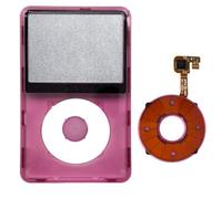 MCMConcepts Plaque frontale pour iPod Classic 6e 7e avec molette et bouton | Modèles 80 Go, 120 Go et 160 Go • Plastique • Boîtier fin ou épais