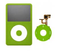 MCMConcepts Plaque frontale pour iPod Video 5e/5,5" avec molette à clic et | Compatibilité 30 Go, 60 Go et 80 Go | Support de boîtier fin et épais | Réparations, classique