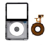 MCMConcepts Plaque frontale pour iPod Video 5e/5,5", molette cliquable et | Compatibilité 30 Go, 60 Go et 80 Go | Support de boîtier fin et épais | Réparations, classique