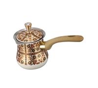 MCMUZKZS Cafetière Turque Classique En Acier Inoxydable avec Poignée Isolante pour Préparer Le Café, Faire Bouillir Du Lait, Faire Fondre Du Beurre Ou, 720ml