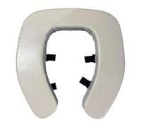 MCMUZKZS Couvercle de Toilette Coussin Moelleux Siège surélevé Universel Rembourrage Éponge Résistant Accessoires Adapté Aux Personnes Âgées Salle de Bain Hôte, Beige