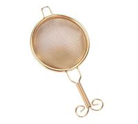 MCMUZKZS Infuseur à Thé En Cuivre, Filtre Double Couche, Maille Fine, Fait Main, Réutilisable, Idéal pour La Maison, Le Bureau, Un Café Ou Comme Cadeau, C