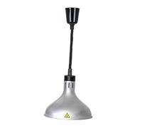 MCMUZKZS Lampe Chauffante Alimentaire Chauffe Plats Chauffage Fer Structure Robuste Dissipation Chaleur Efficace Convient pour Buffet Cuisine Restau, argent