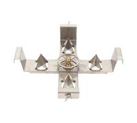 MCMUZKZS Laveuse de Bouteilles, Nettoyeur Haute Pression, Acier Inoxydable, Buse de Pression en Cuivre, Porte-Bouteilles, Dispositif de Pulvérisation pour Les, Quatre Pointes