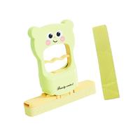 MCMUZKZS Mini Balai éponge Pliable, Balai éponge de Nettoyage Portable, Nettoyeur de Bureau à Main, Système de Nettoyage de Sol pour Carrelage et Miroirs de Sa, Vert avec 1 éponge