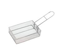 MCMUZKZS Panier à Friteuse avec Poignée Pliable Saucisses Poisson Table Outil de Cuisson Polyvalent