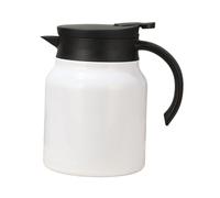 MCMUZKZS Pichet à Thé Inoxydable Gourde Infuseur Carafe Thermique Résistante à La Chaleur Bouteille Portable Étanche Adaptée à La Cuisine, Blanc