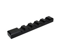 MCMUZKZS Porte-baguettes Support de Table Fourchette Cuillère Rangement en Alliage d'Aluminium Multifonction Antidérapant Adapté à la Maison Restaurant, noir