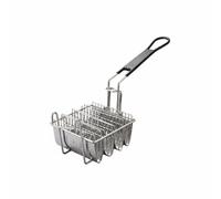 MCMUZKZS Porte-tacos Panier à Tortillas Accessoire de Friture Structure Résistante Poignée Sécurisée Acier Inoxydable Convient Cuisine Industrielle Restauration, Amovible 4-Grilles V