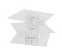 MCMUZKZS Présentoir Gâteau Riser Socle Cake Board Piédestal Plateau D'Exposition Acrylique Transparent Multifonction Adapté Rassemblement Soirée Décoration Bou, Petit