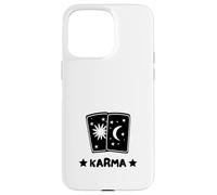 MCMXC Karma Lunes et Soleil Cartes Tarot Divinatoire Destin Coque pour iPhone 15 Pro Max