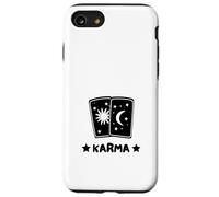 MCMXC Karma Lunes et Soleil Cartes Tarot Divinatoire Destin Coque pour iPhone SE (2020) / 7/8