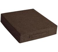 MCNDSI Coussin de Chaise Carré 40x40/45x45/50x50cm Epais Ergonomique Coussin de Siège Doux Galette de Chaise Antidérapant Confort pour Intérieur Extérieur Jardin Cuisine Bureau Salon(T9,45x45x10cm)