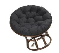 MCNDSI Coussin de Fauteuil Sol Rembourré pour Pivotant Rond et Épaisseur du Meubles Rotin Chaises Jardin Rondes(#7,50x50cm)