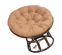 MCNDSI Coussin de Fauteuil Sol Rembourré pour Pivotant Rond et Épaisseur du Meubles Rotin Chaises Jardin Rondes(#10,70x70cm)