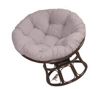 MCNDSI Coussin de Fauteuil Sol Rembourré pour Pivotant Rond et Épaisseur du Meubles Rotin Chaises Jardin Rondes(#6,170x170cm)