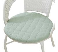 MCNDSI Coussin pour Chaise Ronde de Jardin 30/45/40 cm Couleur Unie Coussin de Chaise en Coton Galette de Chaise/Coussins de Chaises Epais de Salle à Mange(Colour14,40cm/16inch)