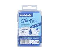 McNeill Cartouches d'encre Ghost Pen - Encre effaçable thermiquement pour stylo plume Ghost Pen | Cartouches de rechange en différentes couleurs | Écriture nette et gomme sans résidus (bleu)