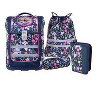 McNeill Ergo Compacto Schoolbag Set 5-teilig in The Garden