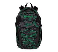 McNeill Luca Grid Sac à dos d'écolier, vert, ca. 30 x 45 x 23 cm, McNeill Sac à dos d'écolier Luca