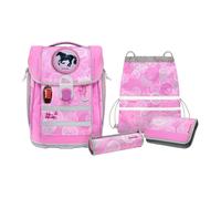 McNeill McLight 2 Schulranzen Set 6-teilig - Beauty (rosa)