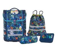 McNeill Sac d'école bleu foncé jaune pour fille et garçon - Ergo Perfecto Disney Schoolbag Set 5 pièces Donald Duck 291272